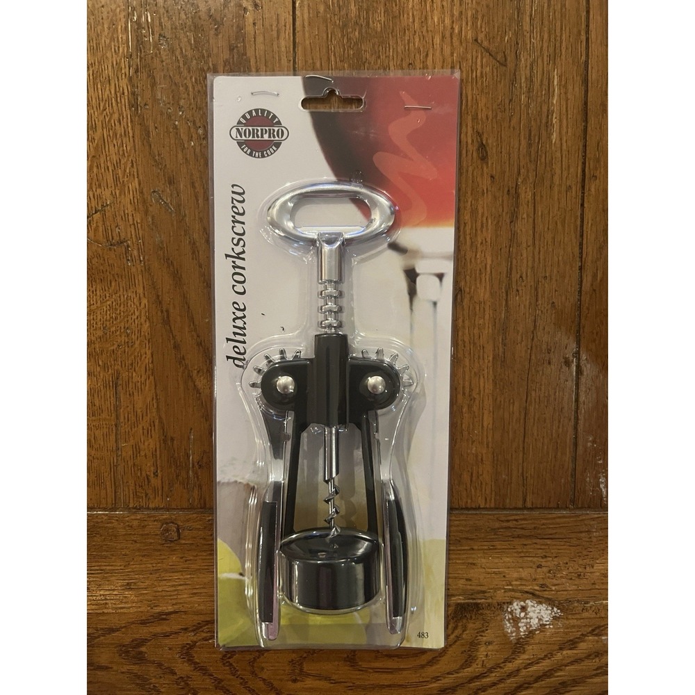 Norpro #483 Deluxe Corkscrew Cork Pull - Kitchen & Dining